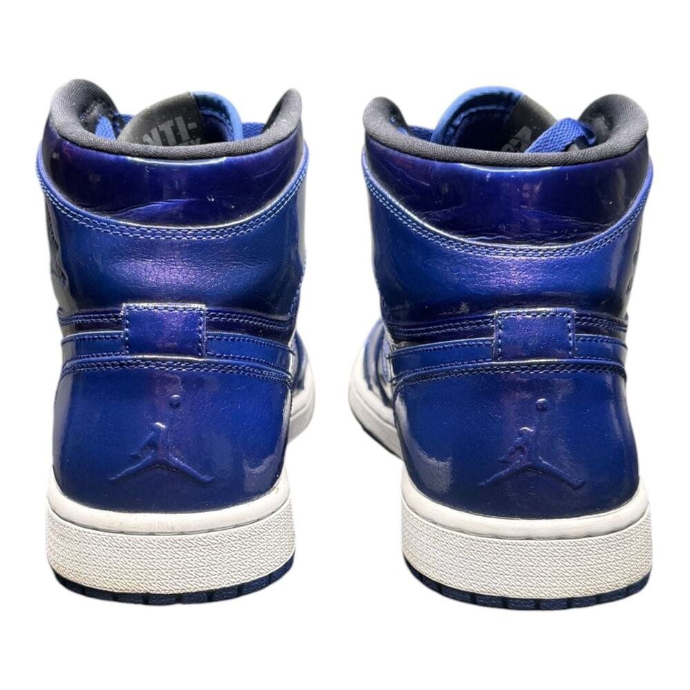Nike Air Jordan 1 Retro High Deep Royal Blue Patent Leather - Picture 4 of 8